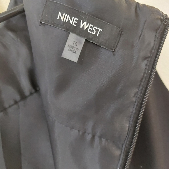 NINE WEST Woman Black and Gray Dress Size 16 - Picture 5 of 9